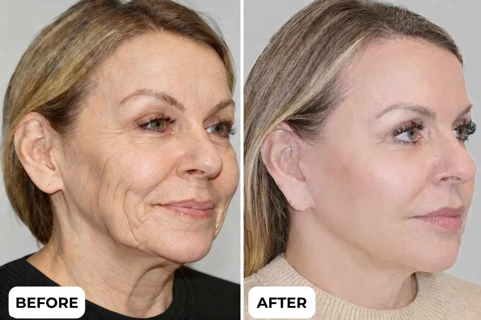 Image for article: It's Better Than a Surgery: How I Lifted My Sagging Face Without Surgery or Looking "Done"